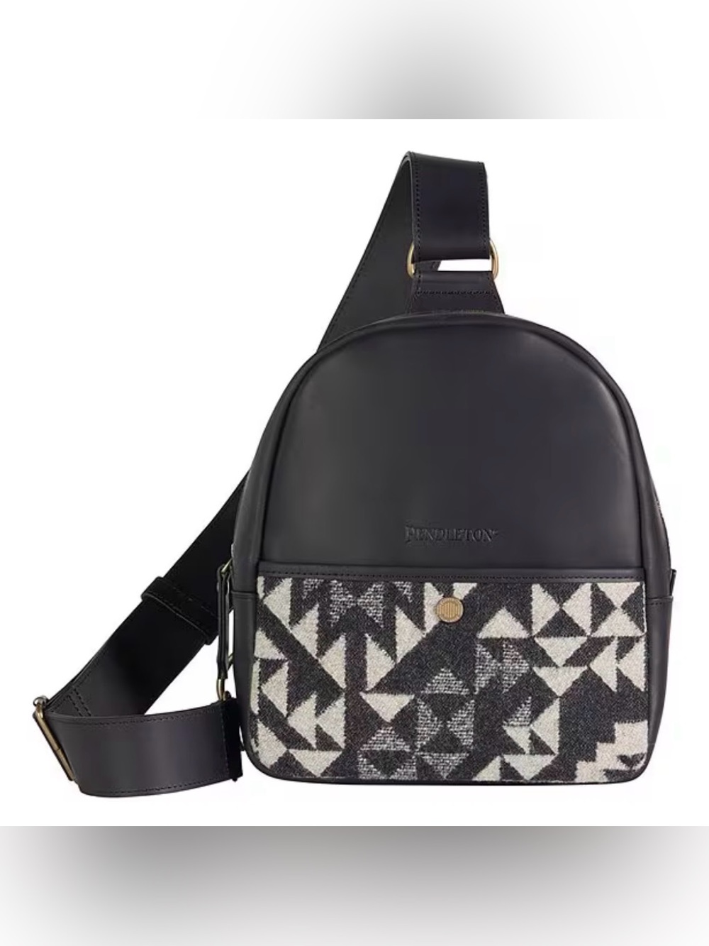 New Pendleton Blue Ridge Black Sling bag purse